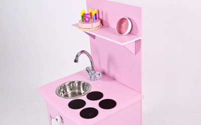 Kinderküche rosa