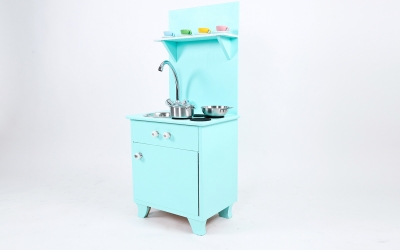 Kinderküche türkis